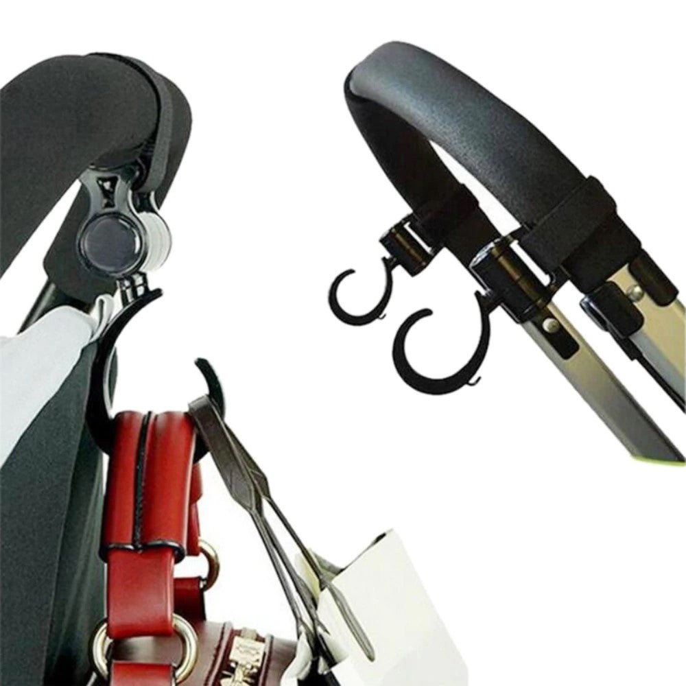 LITTLE STORY Rotating Compatible Stroller Hooks