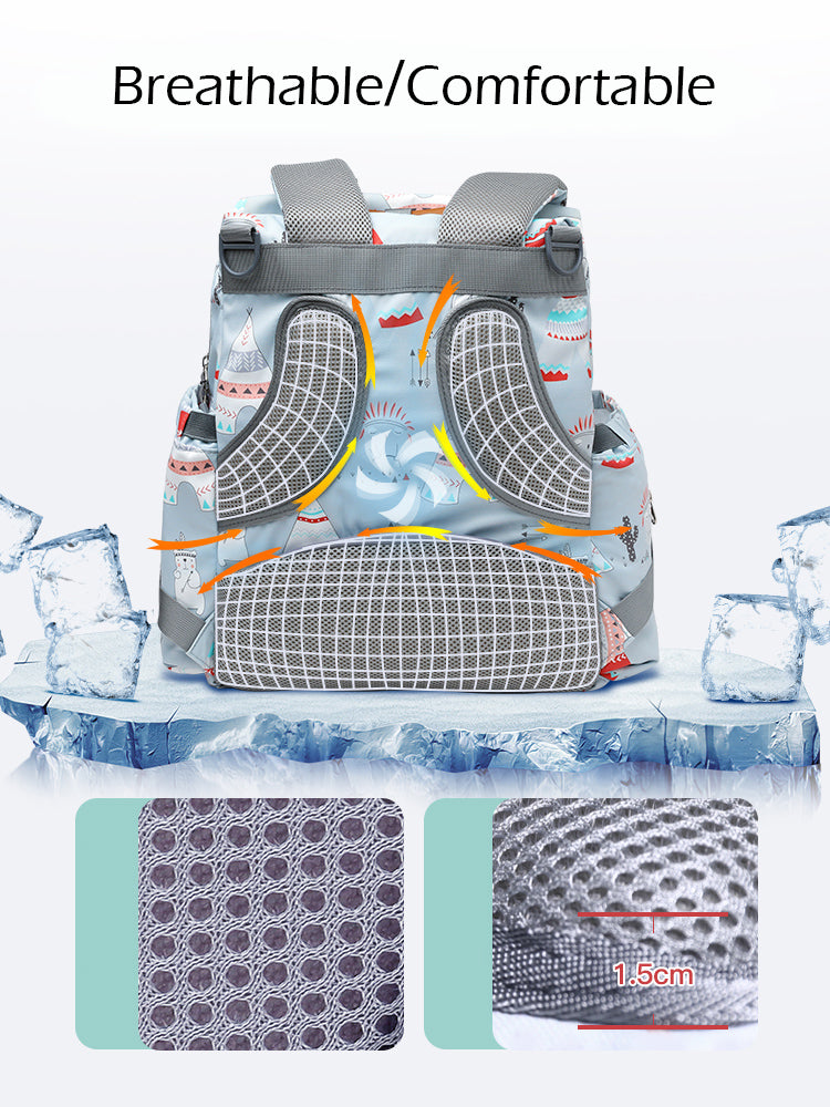 LITTLE STORY Styler Diaper Backpack - Grey