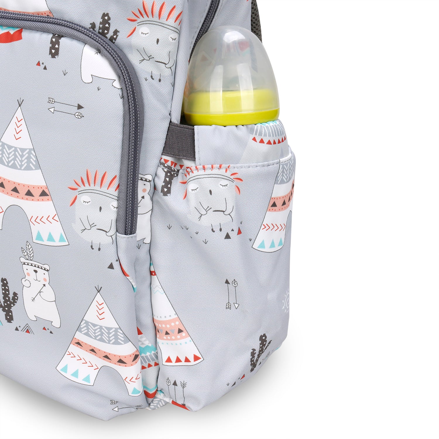 LITTLE STORY Styler Diaper Backpack - Polar Bear Grey