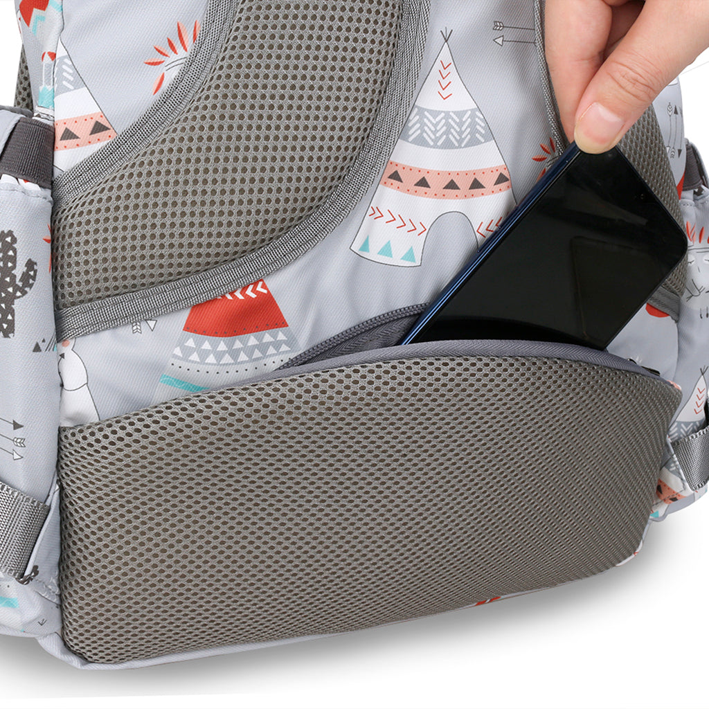 LITTLE STORY Styler Diaper Backpack - Polar Bear Grey