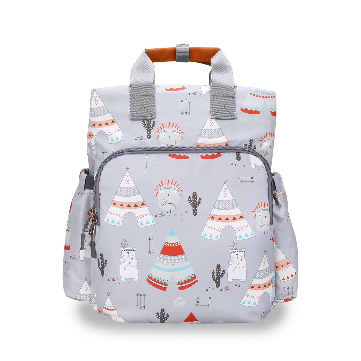 LITTLE STORY Styler Diaper Backpack - Polar Bear Grey