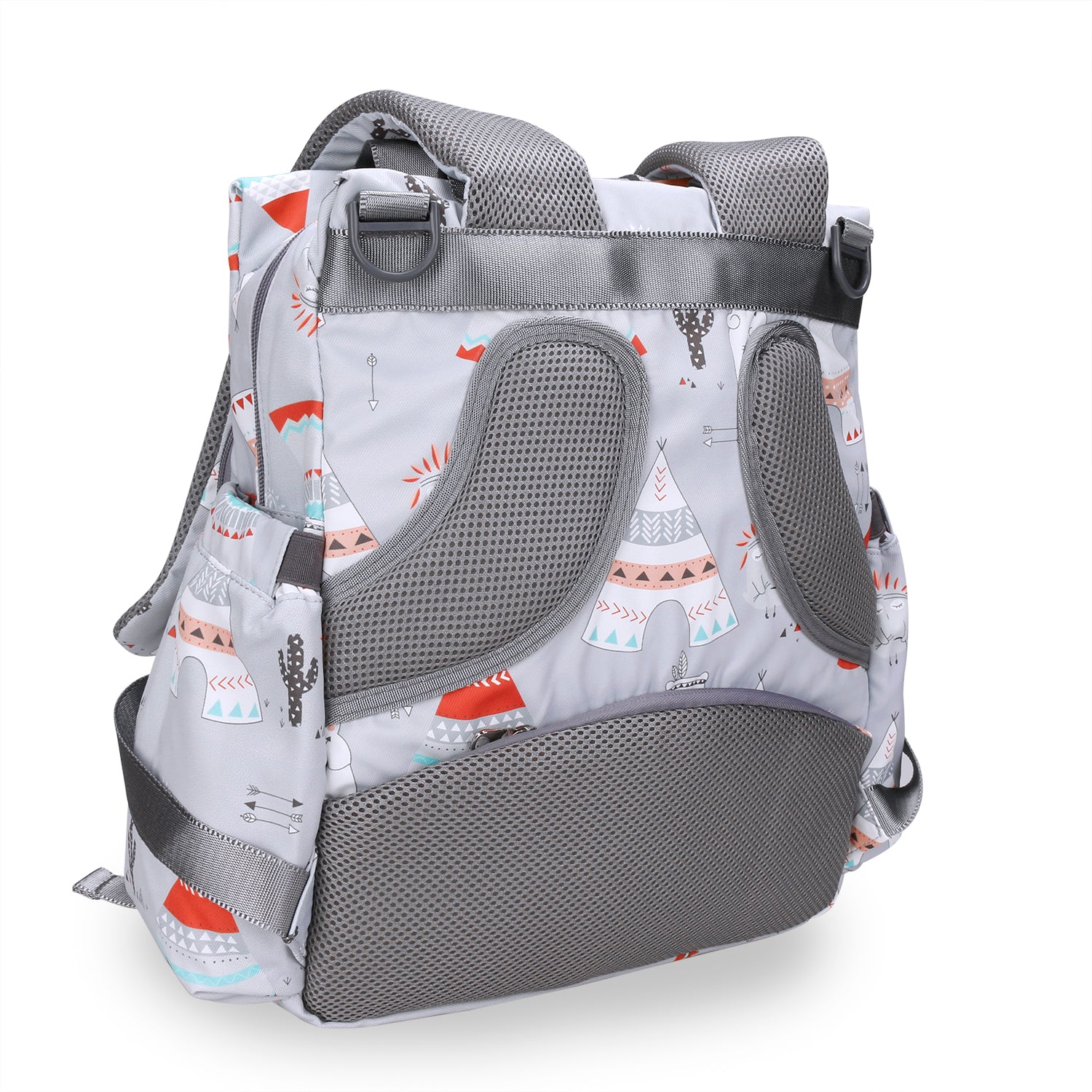 LITTLE STORY Styler Diaper Backpack - Polar Bear Grey