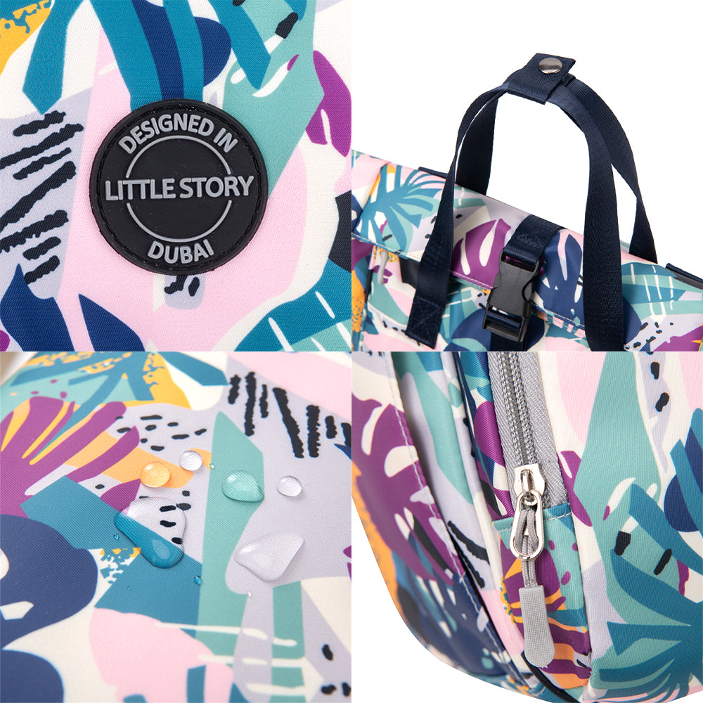 LITTLE STORY Tropical Diaper Bag