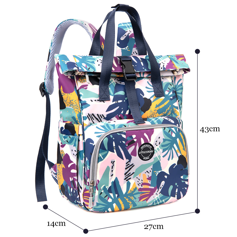 LITTLE STORY Tropical Diaper Bag