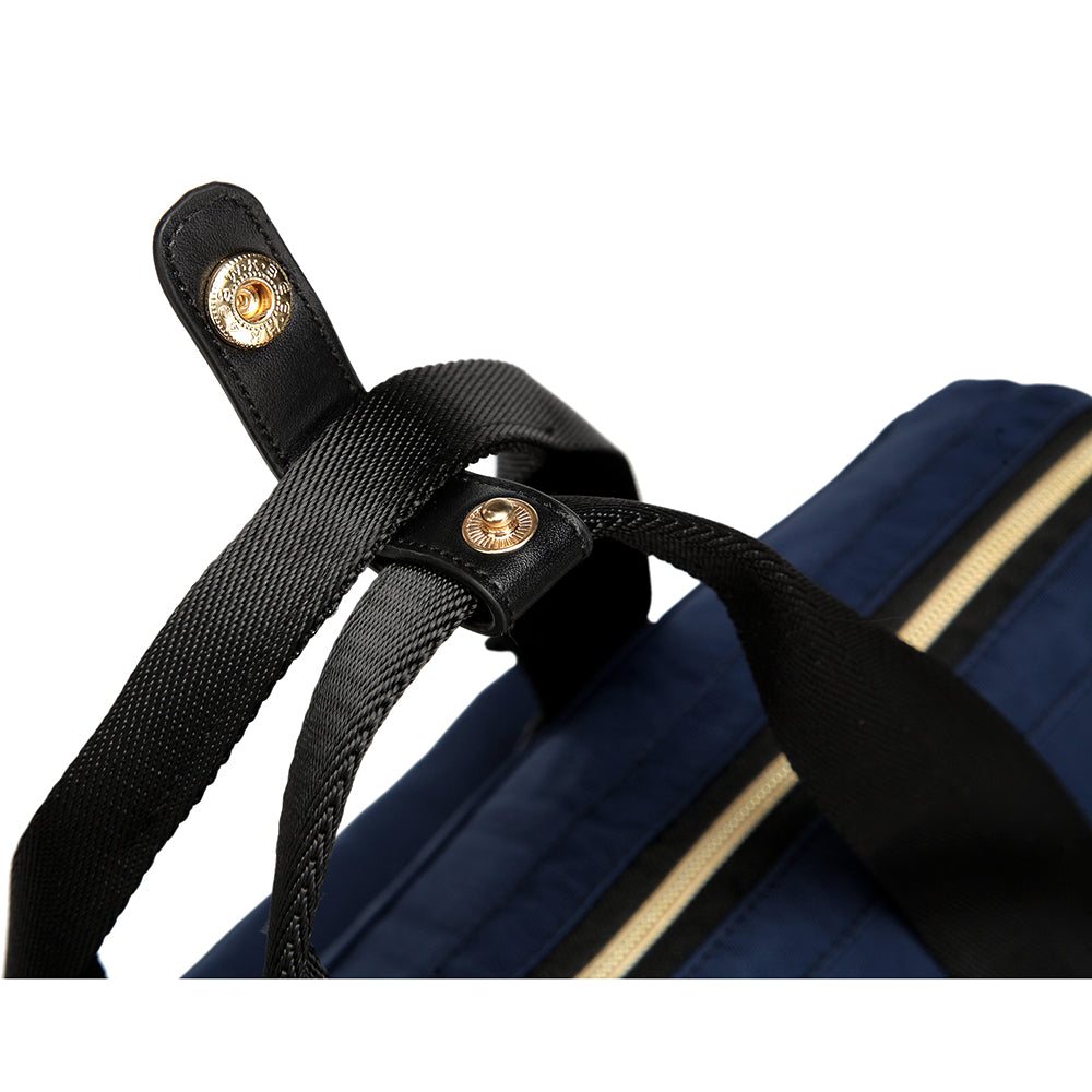 LITTLE STORY Zera Mom Dad Diaper Bag - Navy Blue