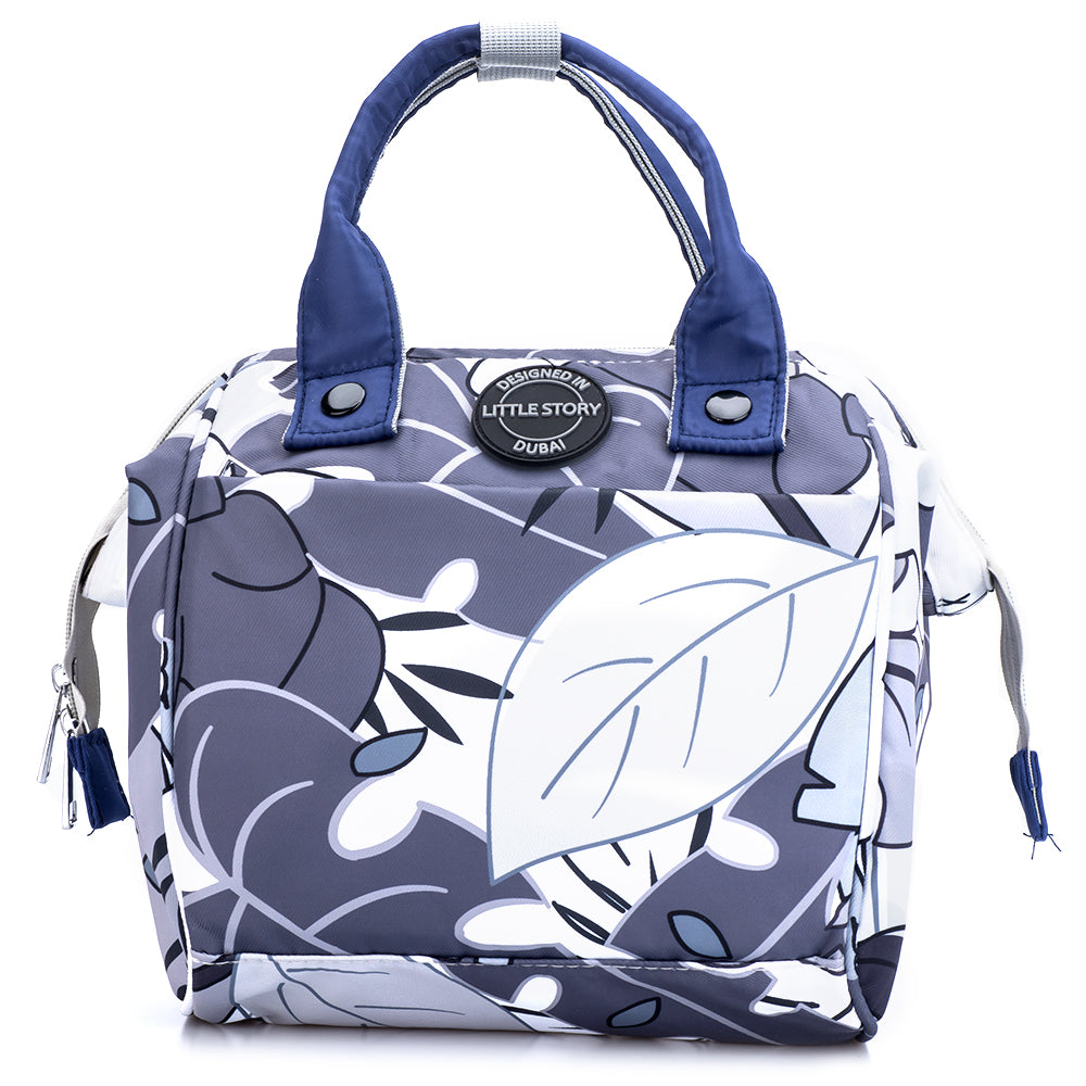 LITTLE STORY winter garden Diaper Bag - Grey