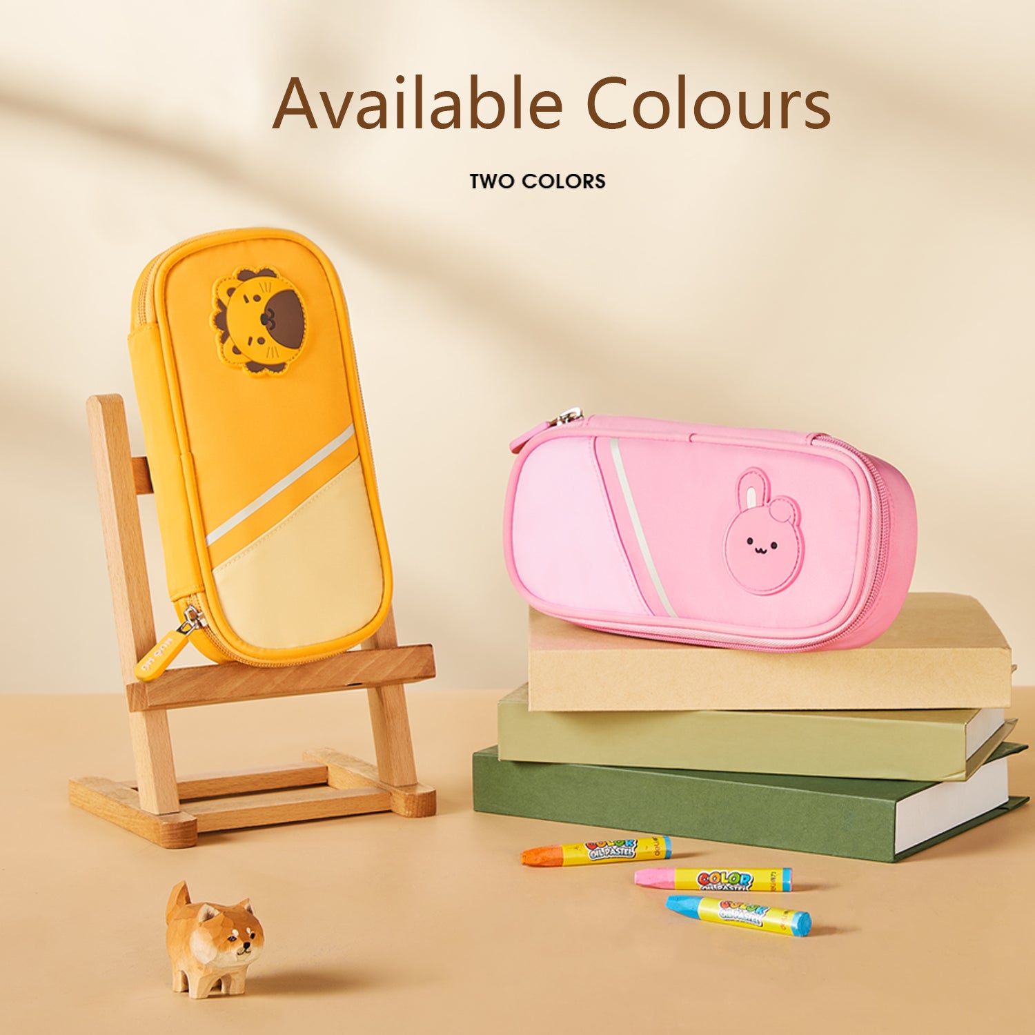 NOHOO Pencil Case - Lion Yellow