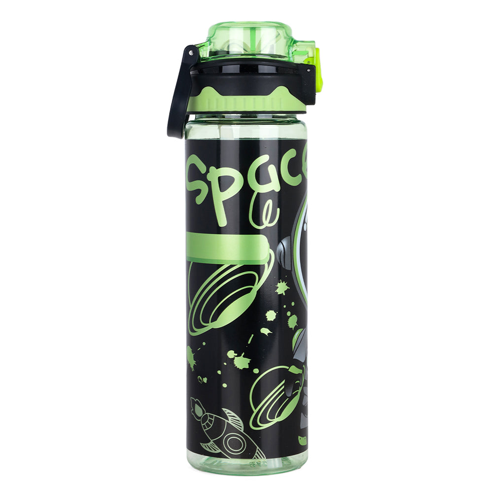 NOVA KIDS Water Bottle 700ml with Straw- Black