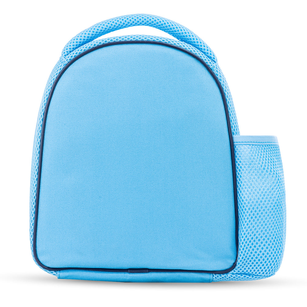 NOVA KIDS Lunch Bag Combo w/Lunch Box and Water Bottle - Workspace Blue