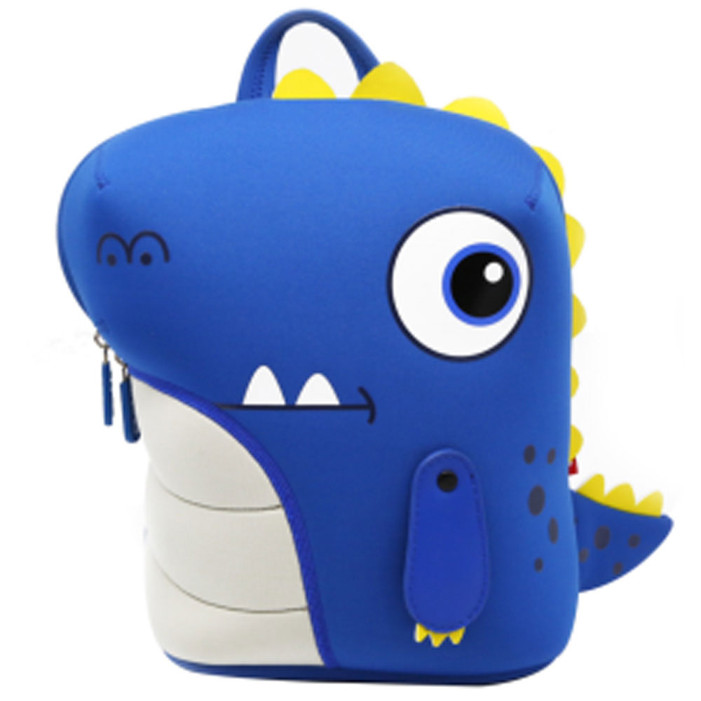 NOHOO Jungle 3D Backpack - Dinosaur Blue