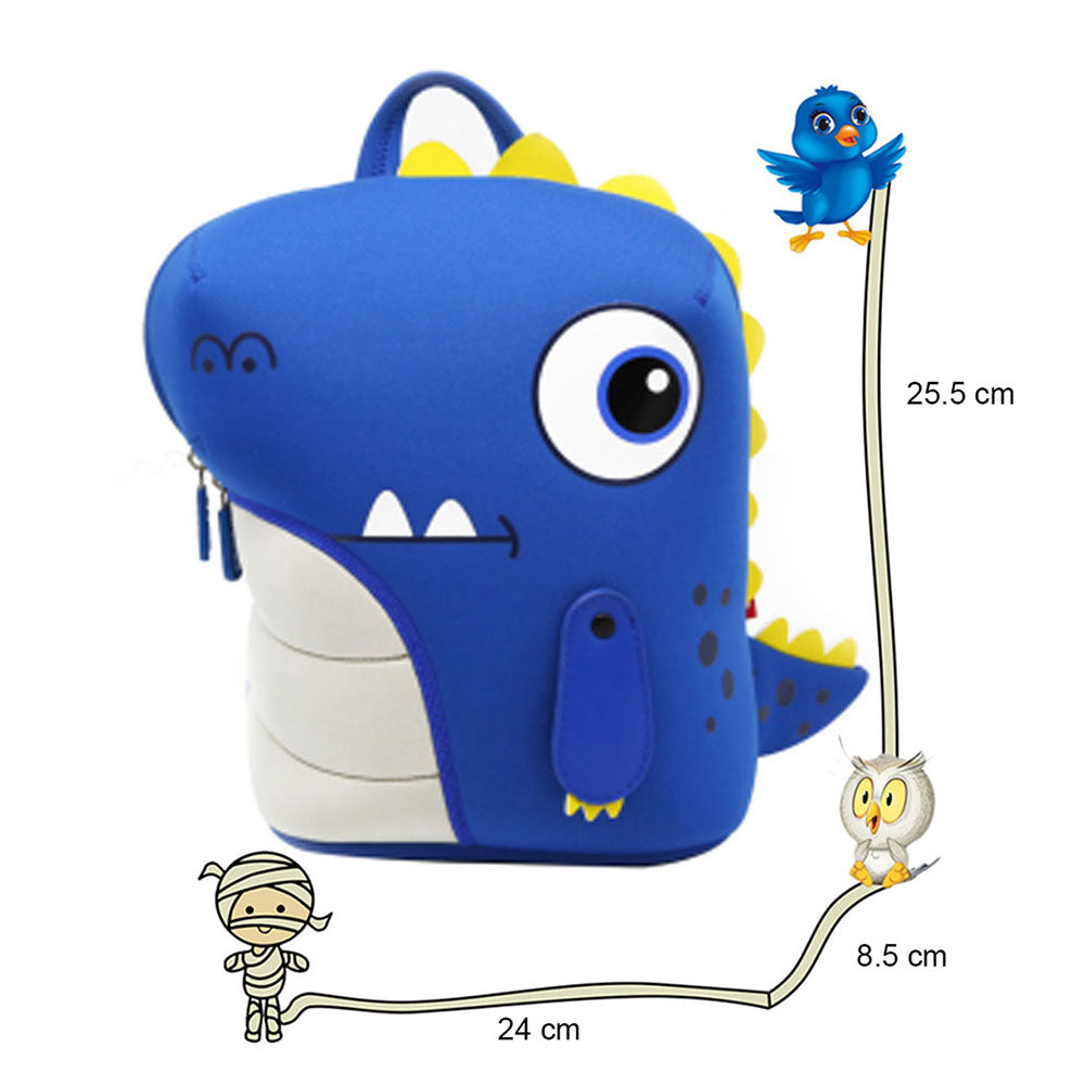 NOHOO Jungle 3D Backpack - Dinosaur Blue