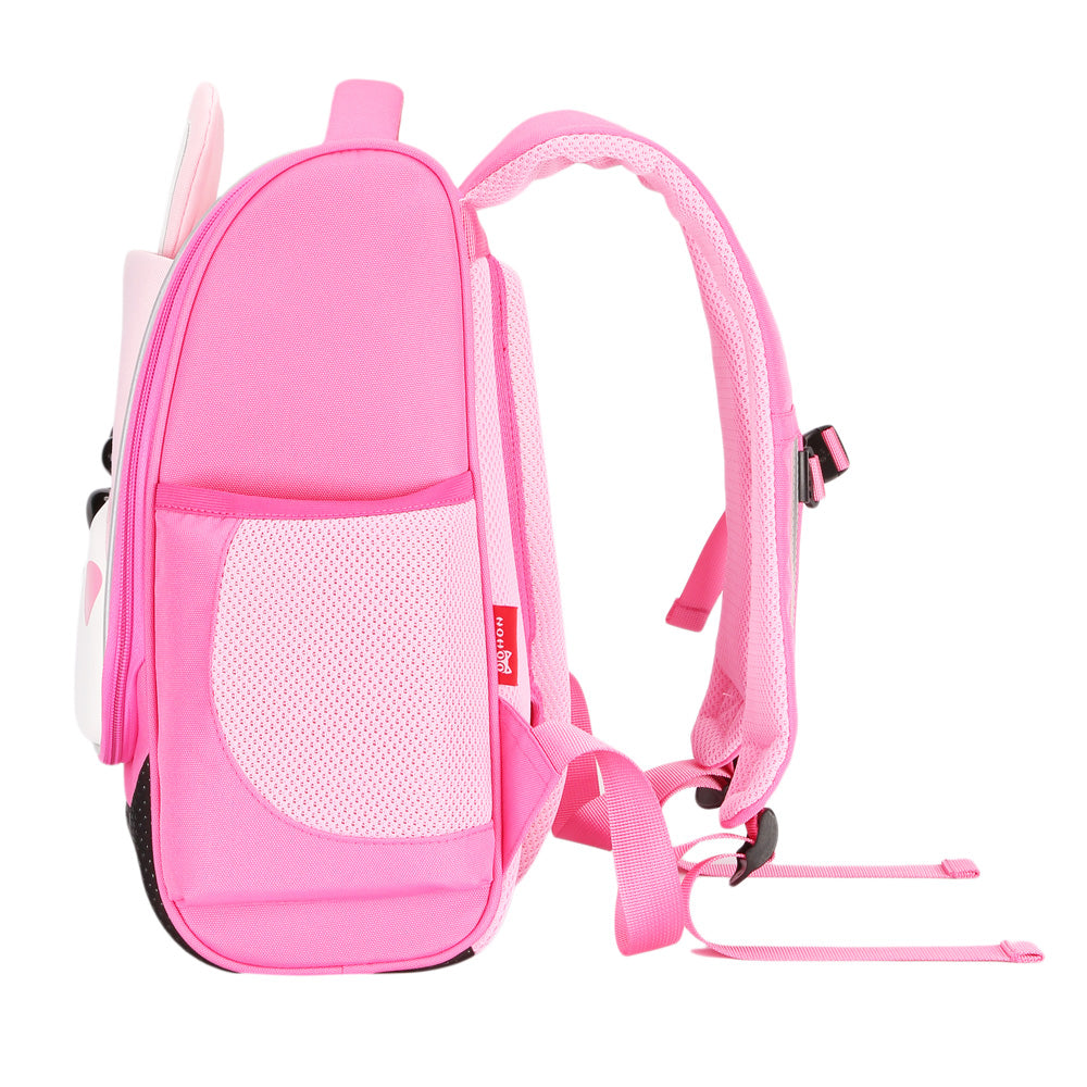 NOHOO Jungle Kids School Bag - Sapiential Bear Pink