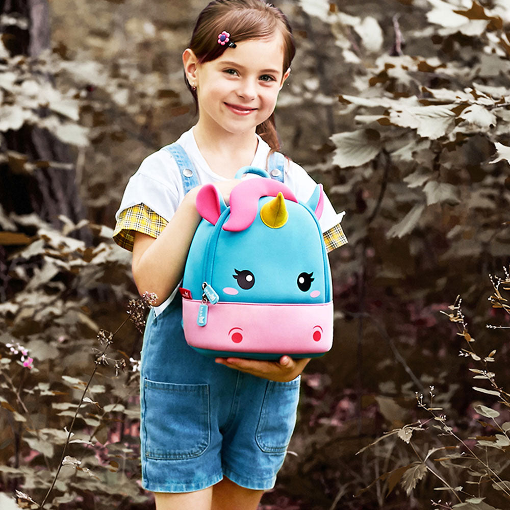 NOHOO Unicorn Bag + Bento Lunch Box - Purple