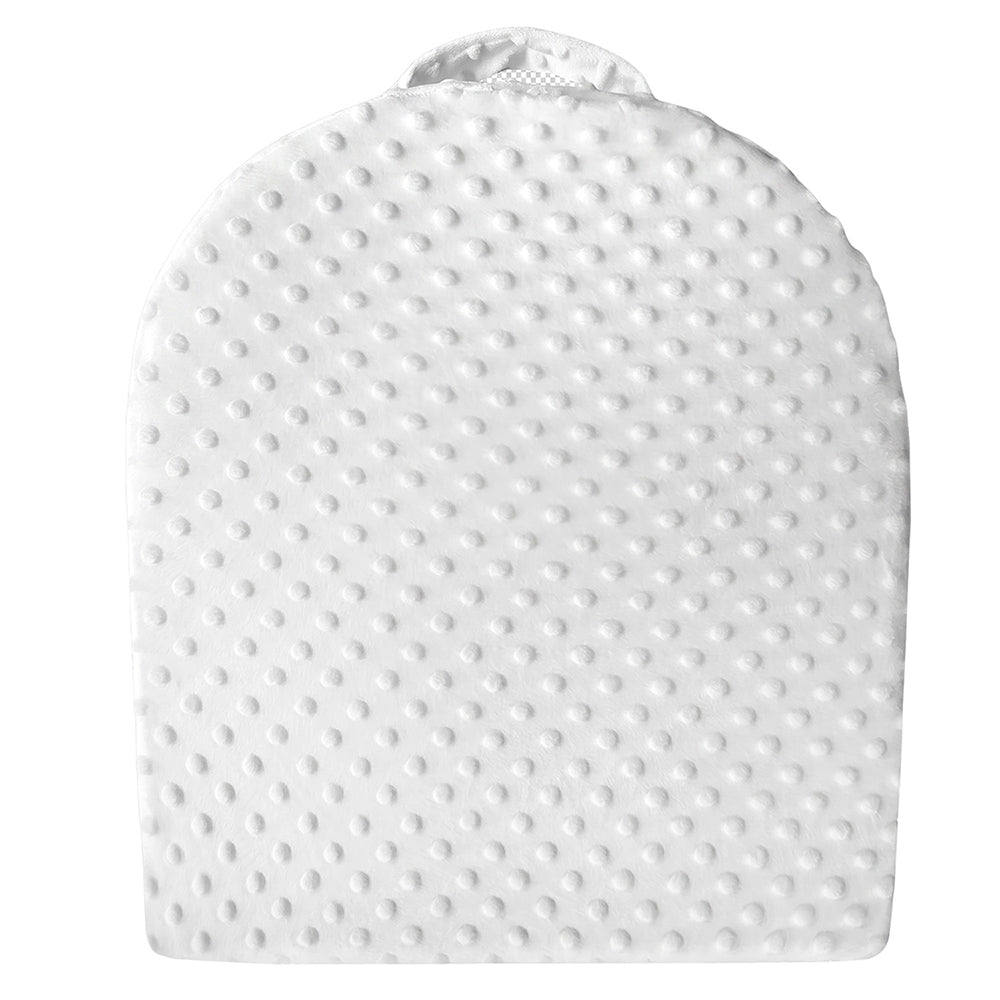 SUNVENO 15° Slope Baby Pillow with Removable Cover - White
