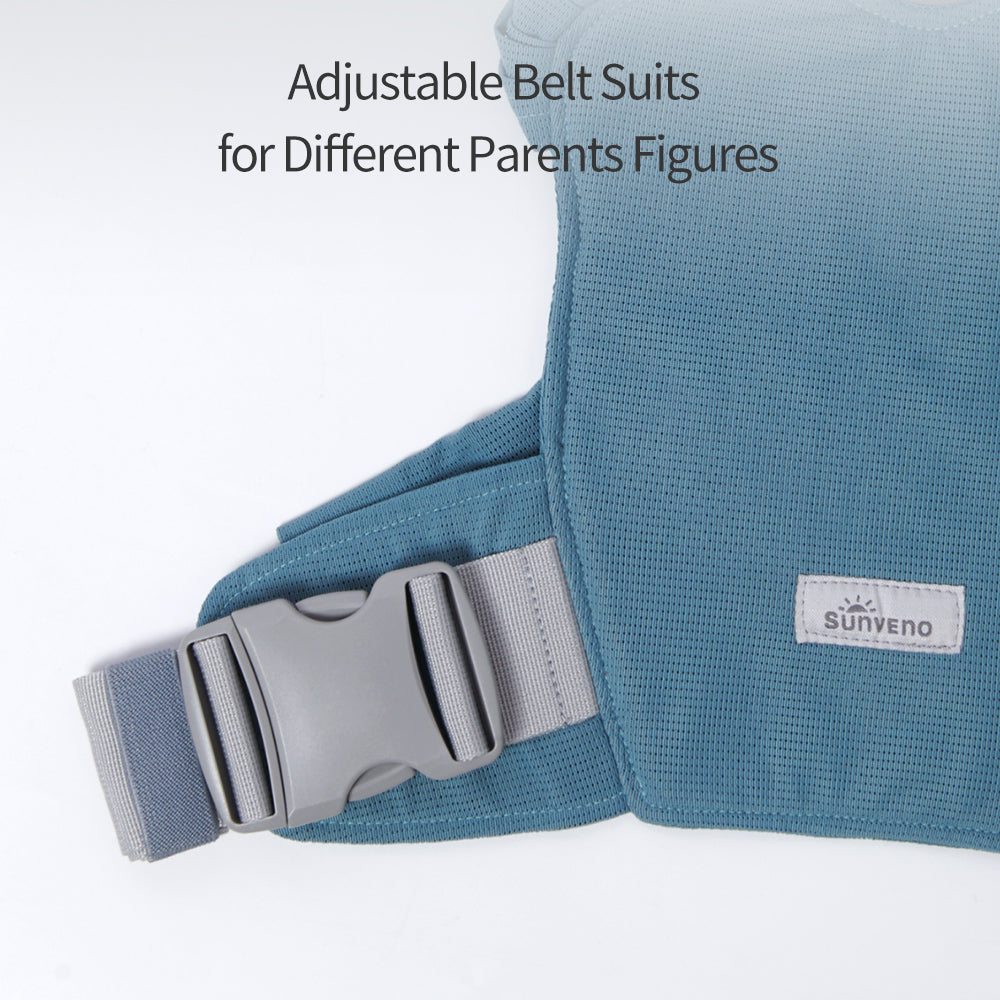 Sunveno Adjustable Baby Wrap Carrier Sling - Blue