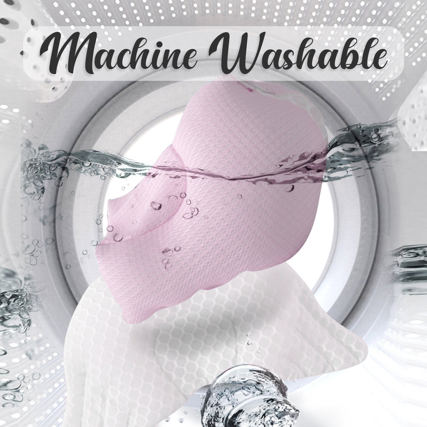 وسادة أجنحة لشكل رأس الرضيع من صن فينو - وردي