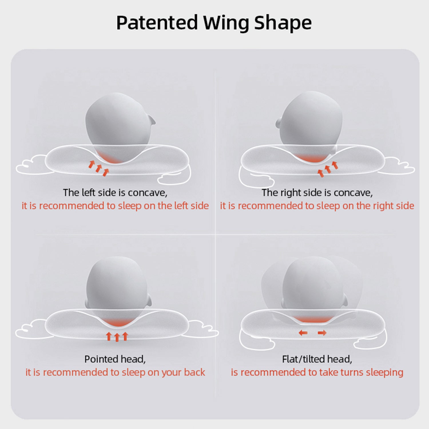 وسادة أجنحة لشكل رأس الرضيع من صن فينو - وردي