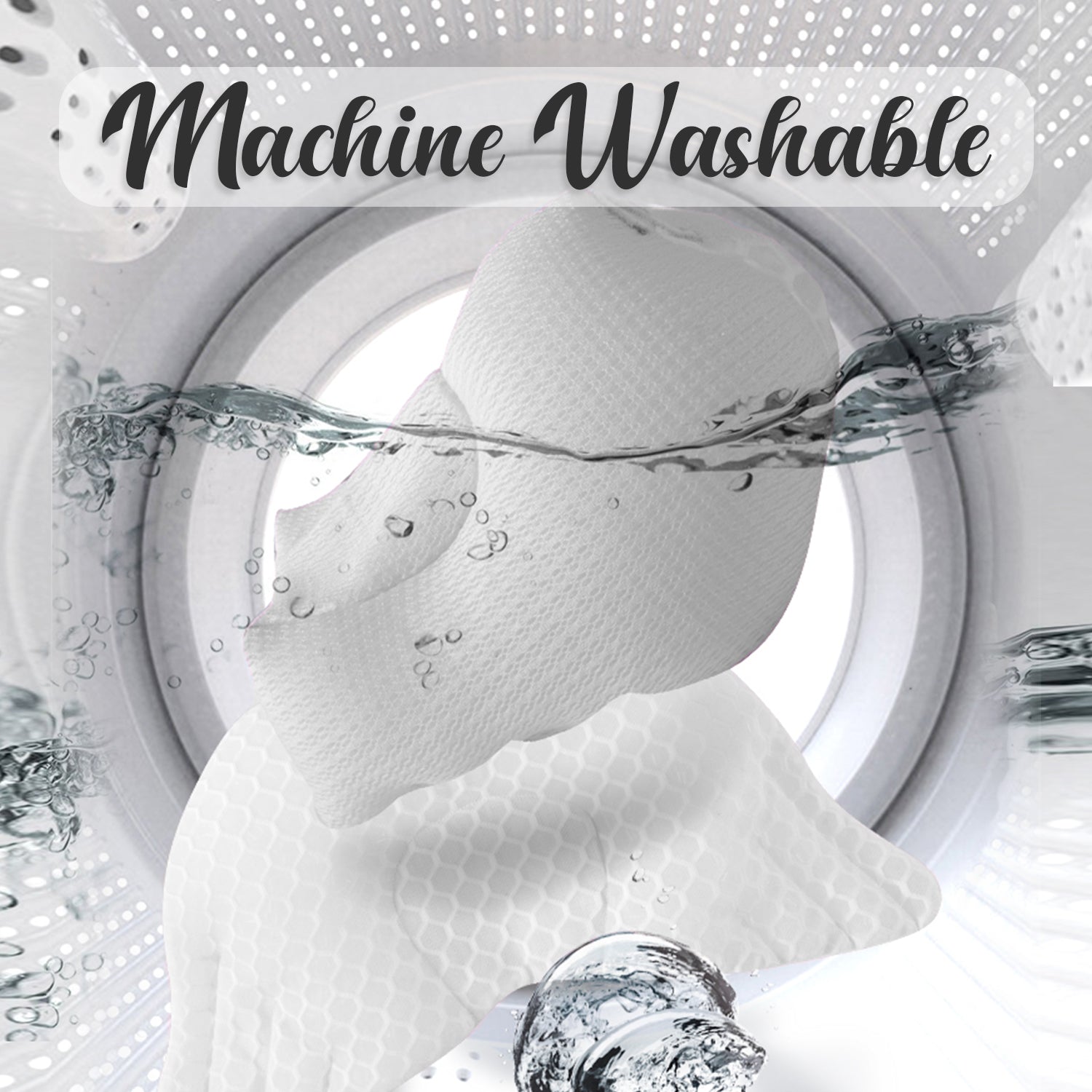 وسادة أجنحة لشكل رأس الرضيع من صن فينو - بيضاء