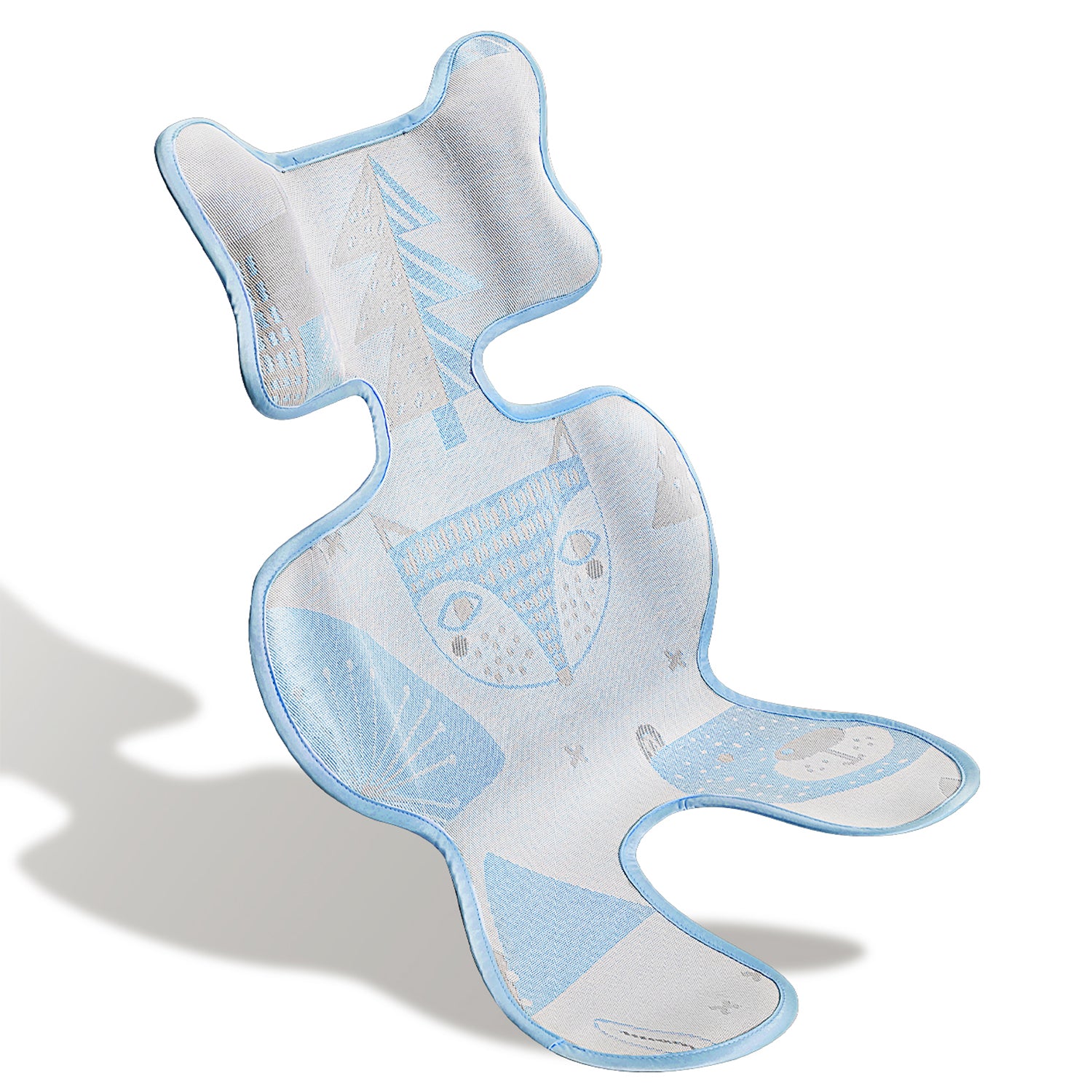 TEKNUM Breathable 3D Mesh Liner/Pad for Baby Stroller/Car Seat/High Chair/Cradle - Blue