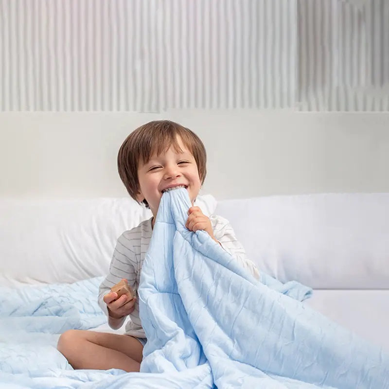 SUNVENO Super Soft Skin Cool Lensing Modal Blanket Pink