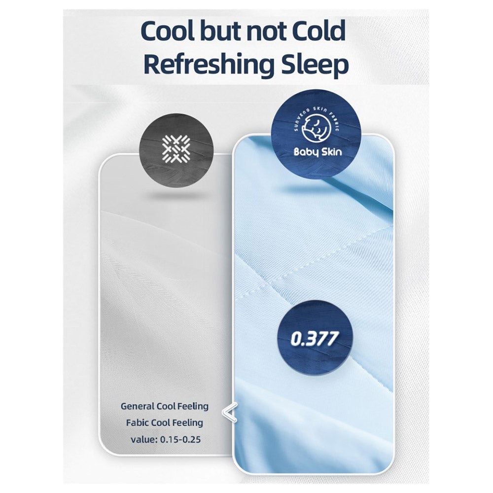 SUNVENO Super Soft Skin Cool Lensing Modal Blanket Pink
