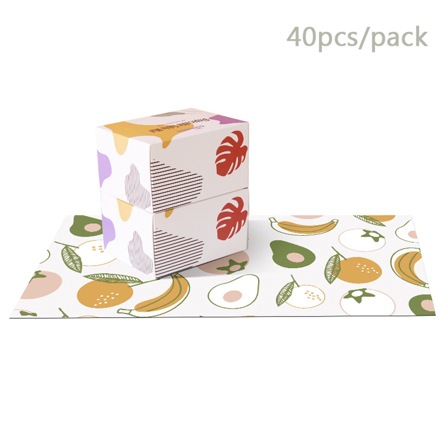 مفارش سفر متعددة الأغراض من صن فينو، للاستخدام مرة واحدة، لإطعام الأطفال، عبوة من 40 قطعة