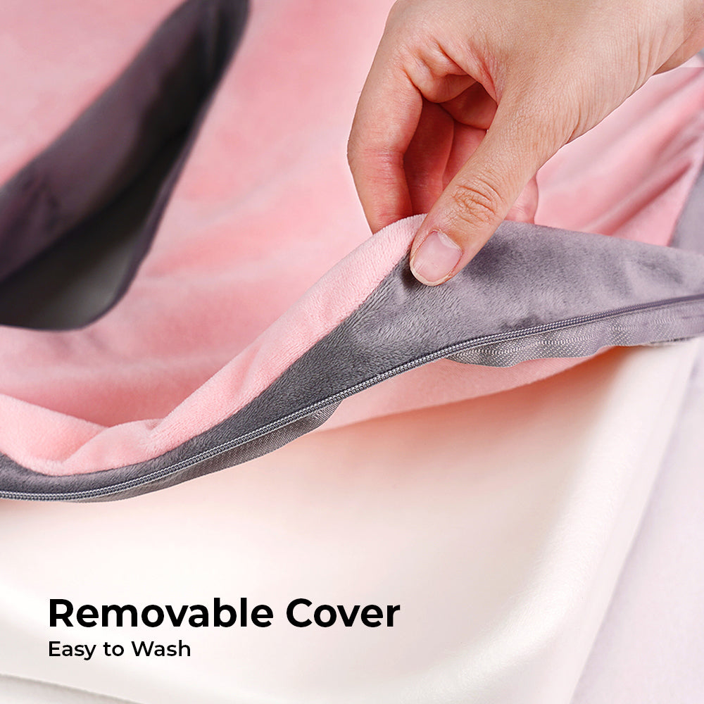 SUNVENO Ergonomic Maternity Seat w/Back Support - Pink