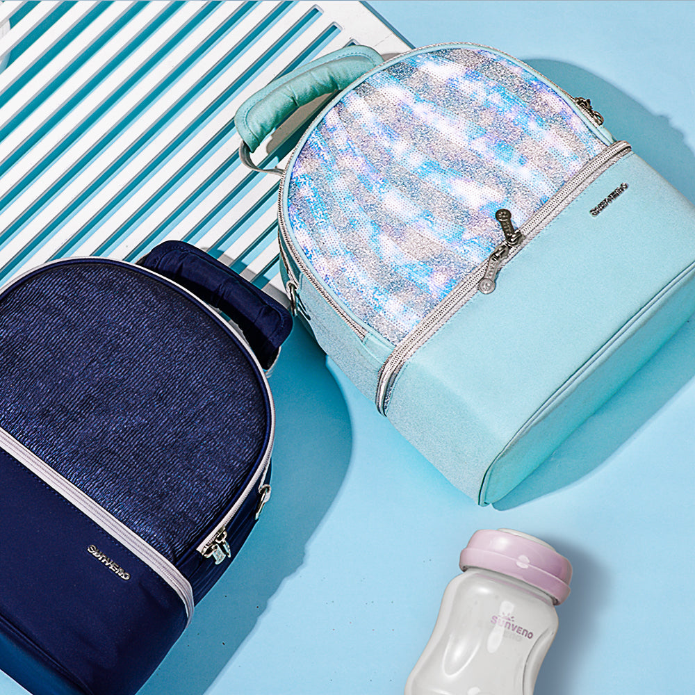 SUNVENO - Insulated Lunch Bag Sparkle Blue