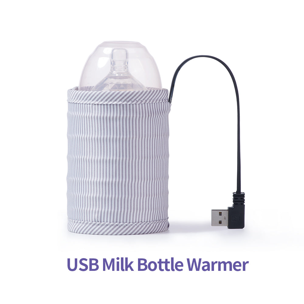 SUNVENO - Travel USB Milk Bottle Warmer - Grey
