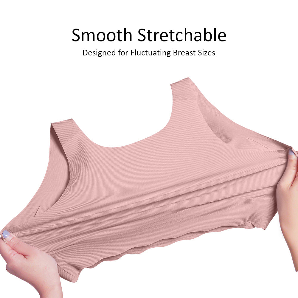 حمالة صدر Sunveno Maternity Cross - Fit للرضاعة والنوم (XXL) - بني