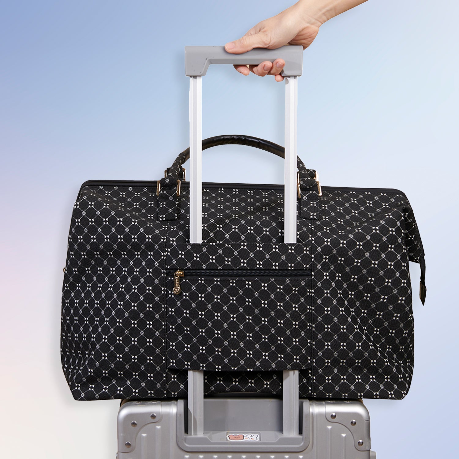 SUNVENO Mommy Fashion Diaper Bag - Black