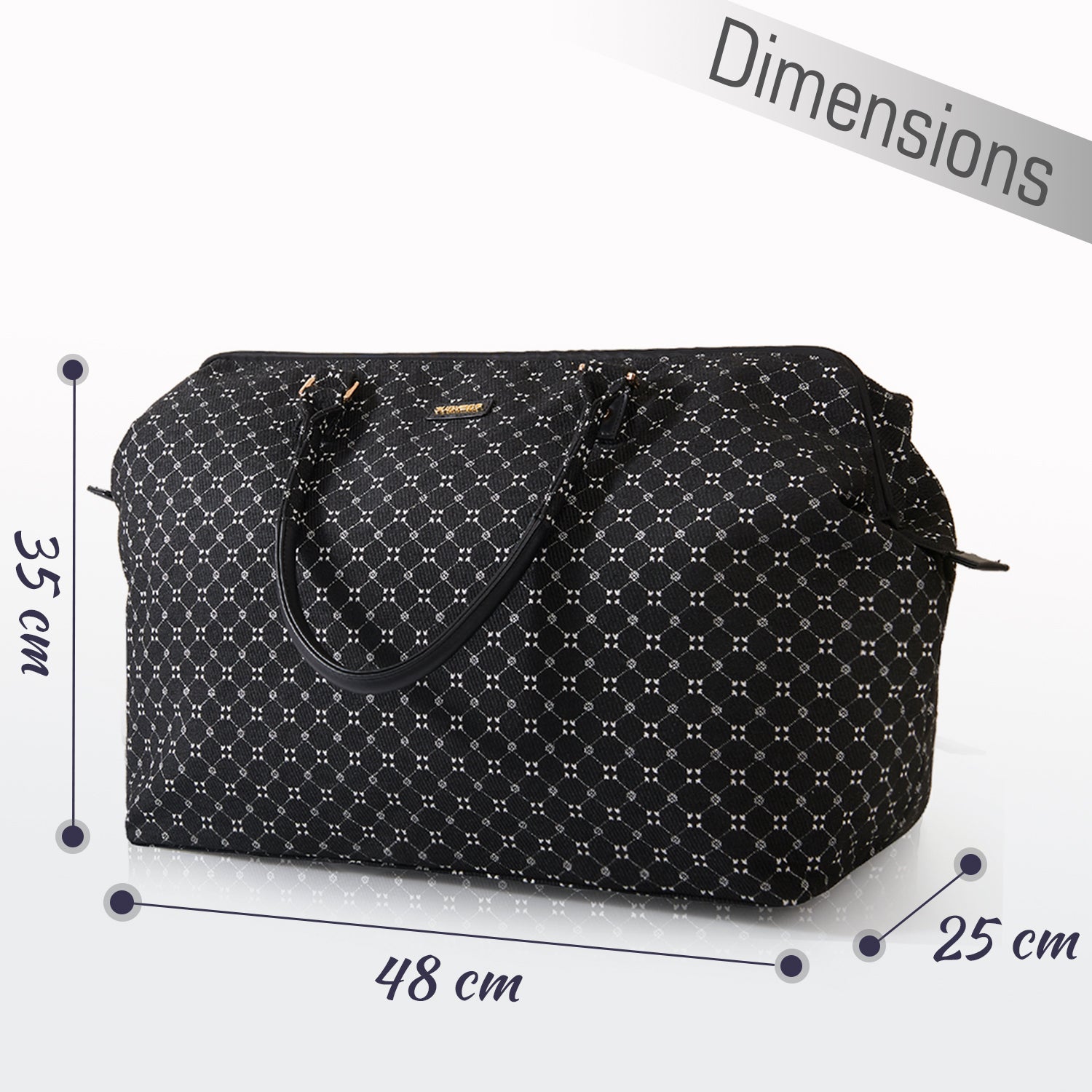 SUNVENO Mommy Fashion Diaper Bag - Black