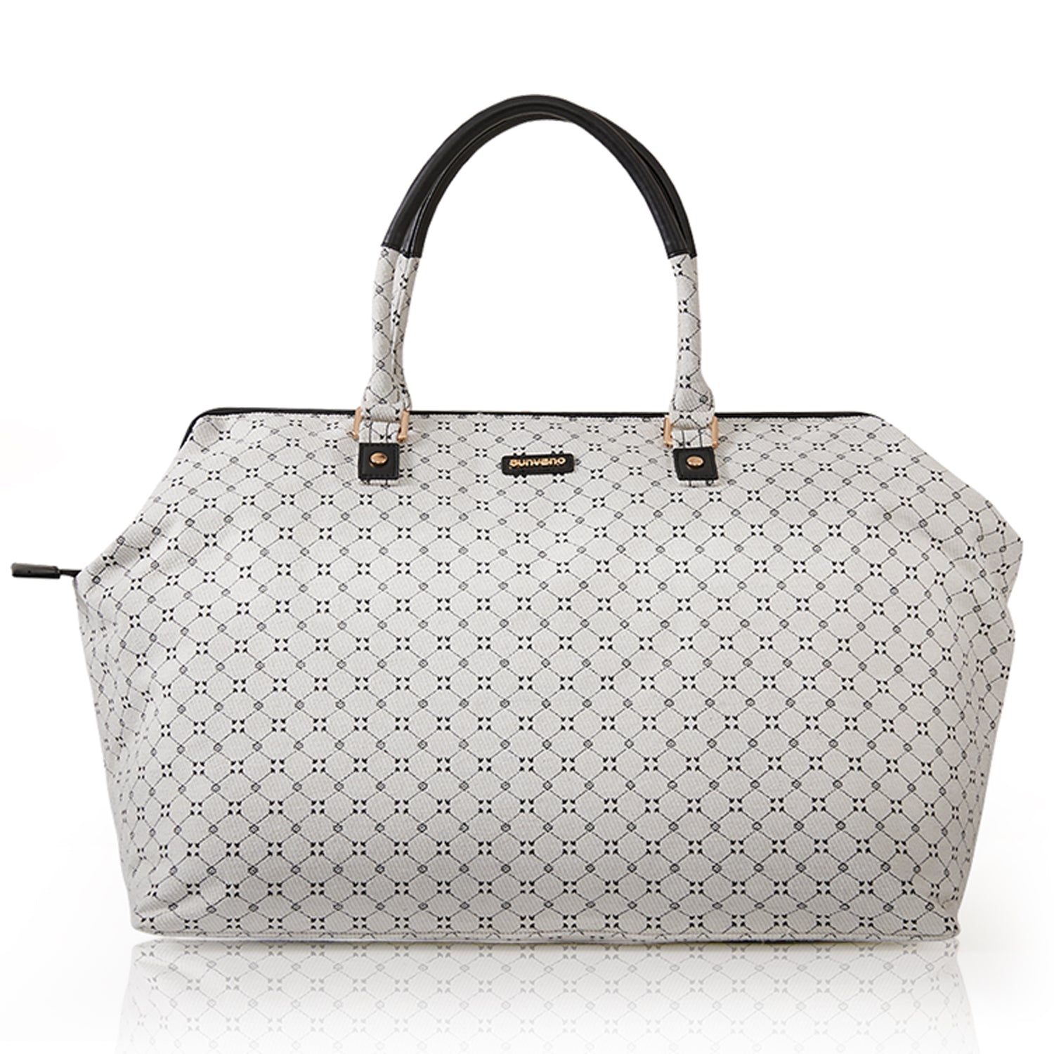 SUNVENO Mommy Fashion Diaper Bag - White