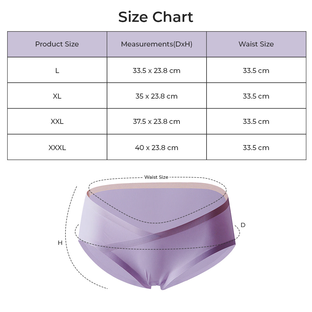 SUNVENO Maternity Ultra Lite Pantie (XL) - Purple