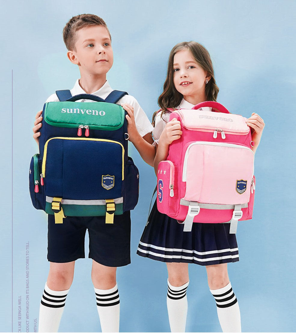 SUNVENO School Bag - Pink
