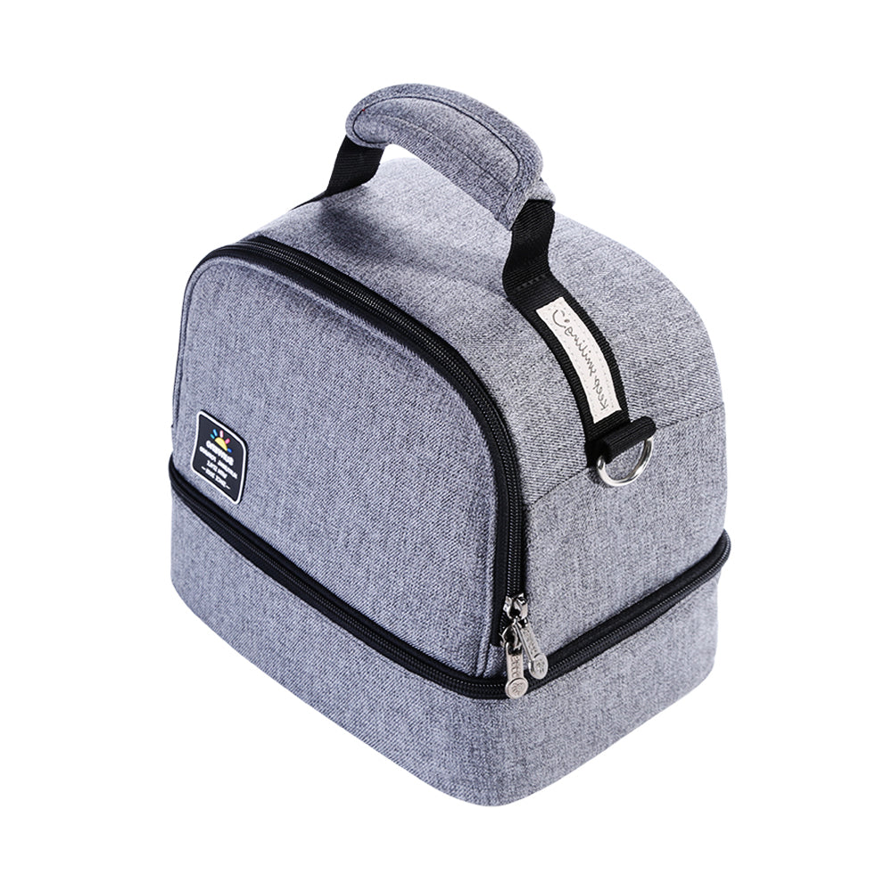 SUNVENO Insulated Bottle/Lunch Bag - Grey
