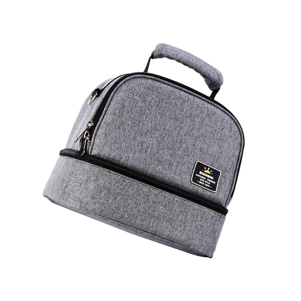 SUNVENO Insulated Bottle/Lunch Bag - Grey