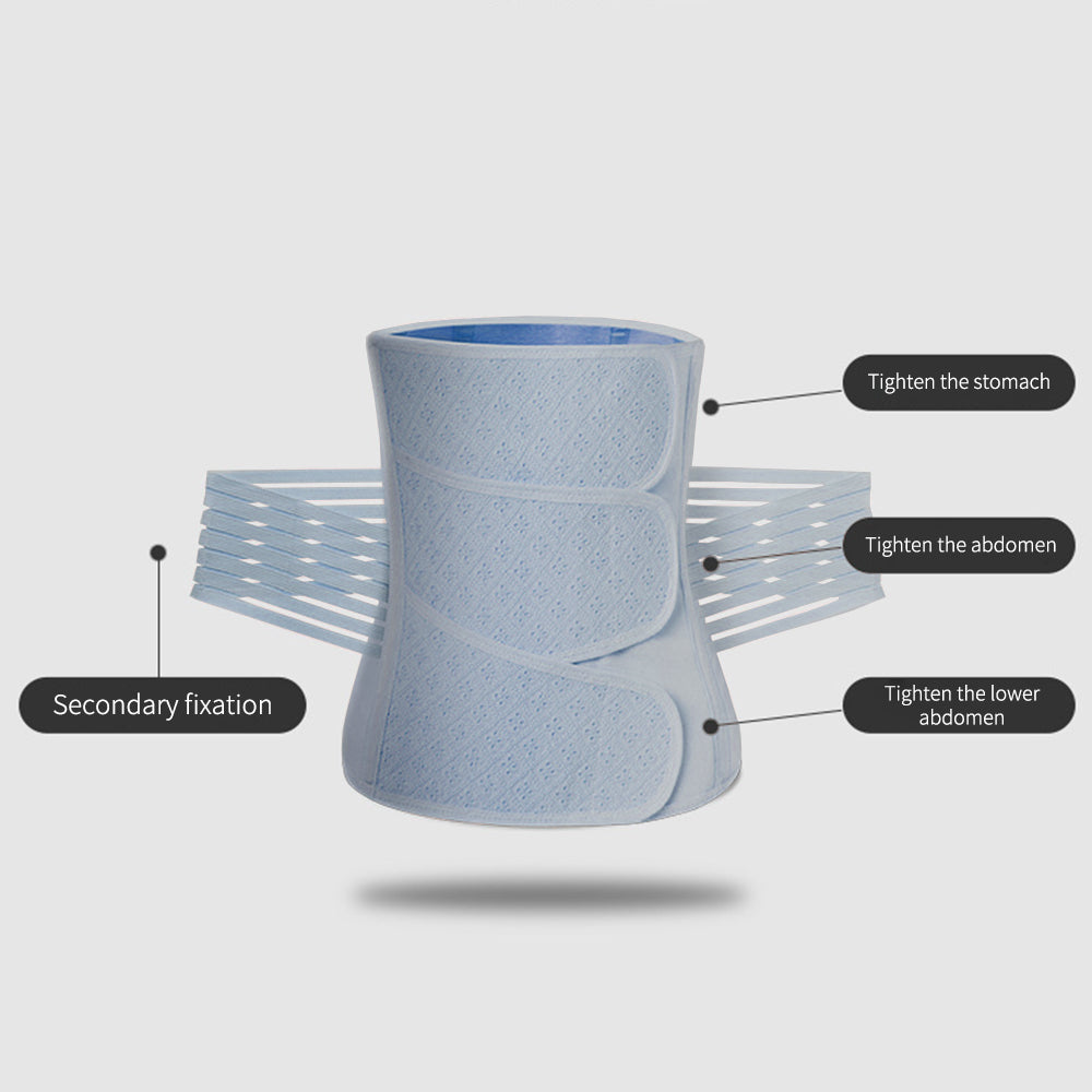 Sunveno - Breathable Postpartum Abdominal Belt - Blue - M