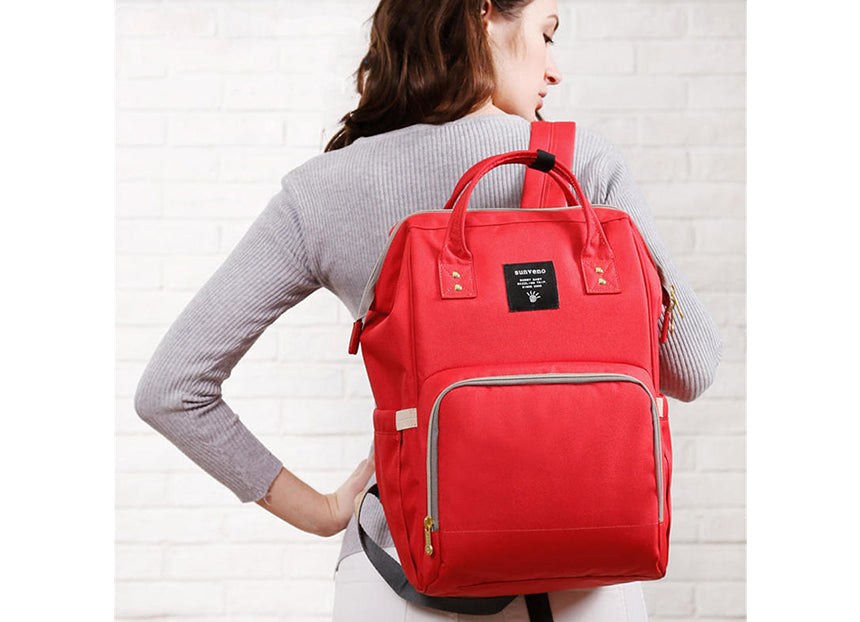 SUNVENO - Diaper Bag - Real Red