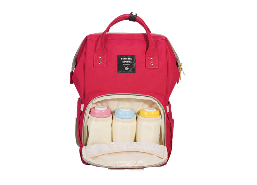 SUNVENO - Diaper Bag - Real Red