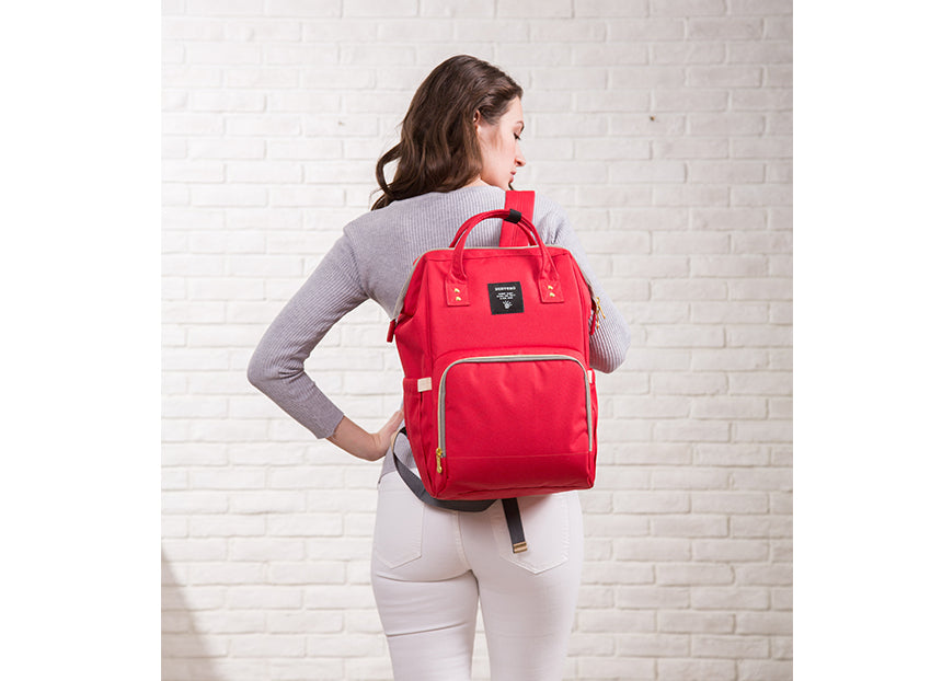 SUNVENO - Diaper Bag - Real Red