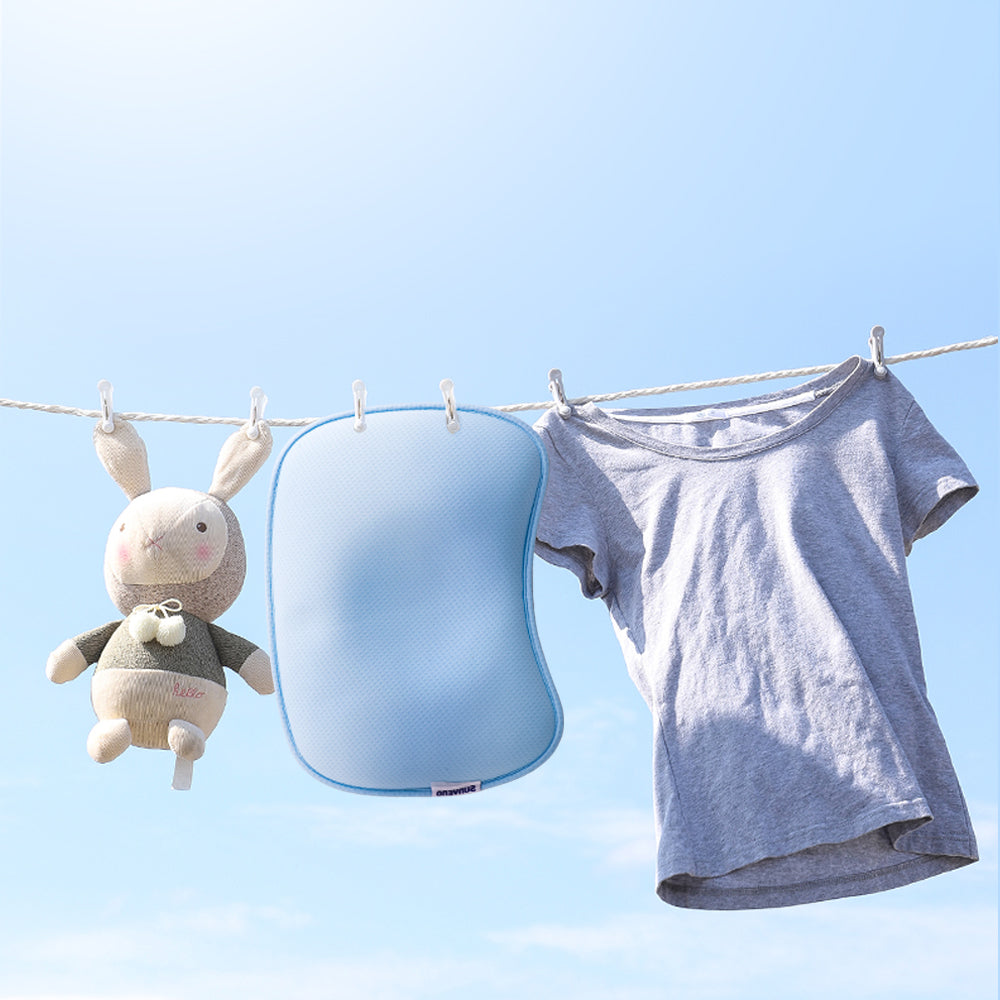 SUNVENO - DuPont Infant Head Shaper Pillow Blue