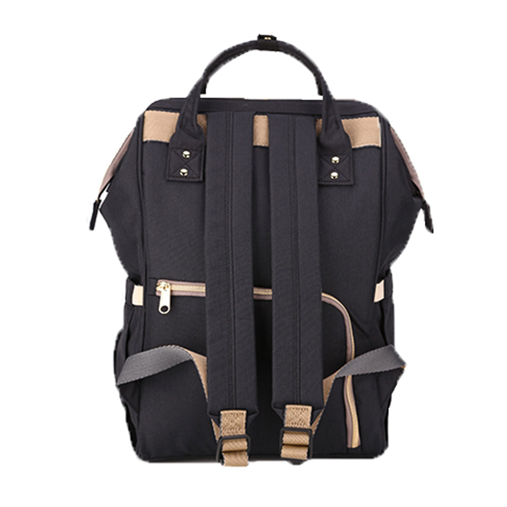 SUNVENO - Mamma Diaper & Breast Pump Bottle Bag Set - Black