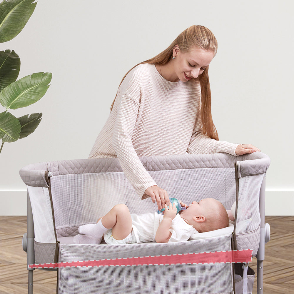 SUNVENO Bedside Cot and Crib w/t Mosquito Net
