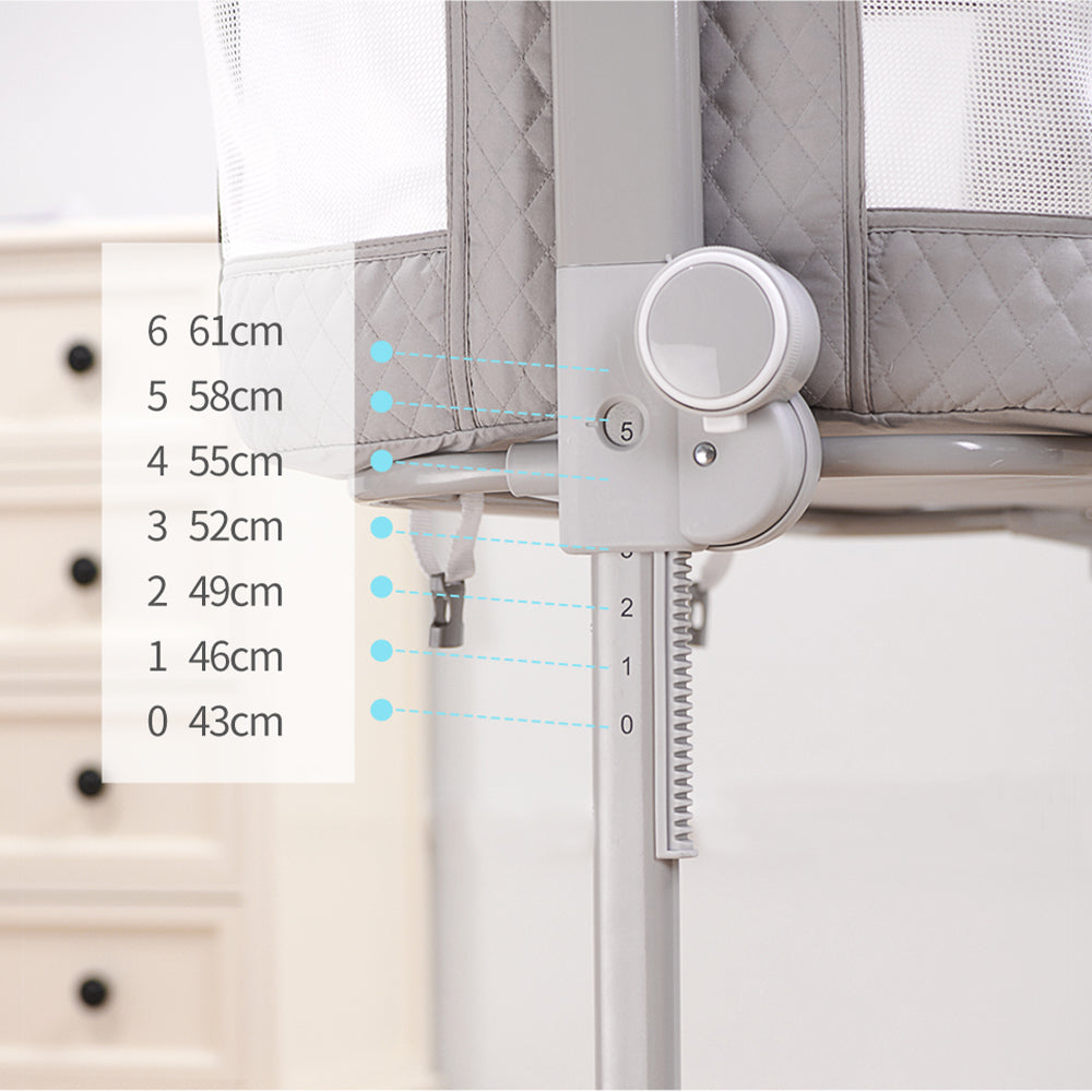 SUNVENO Bedside Cot and Crib w/t Mosquito Net