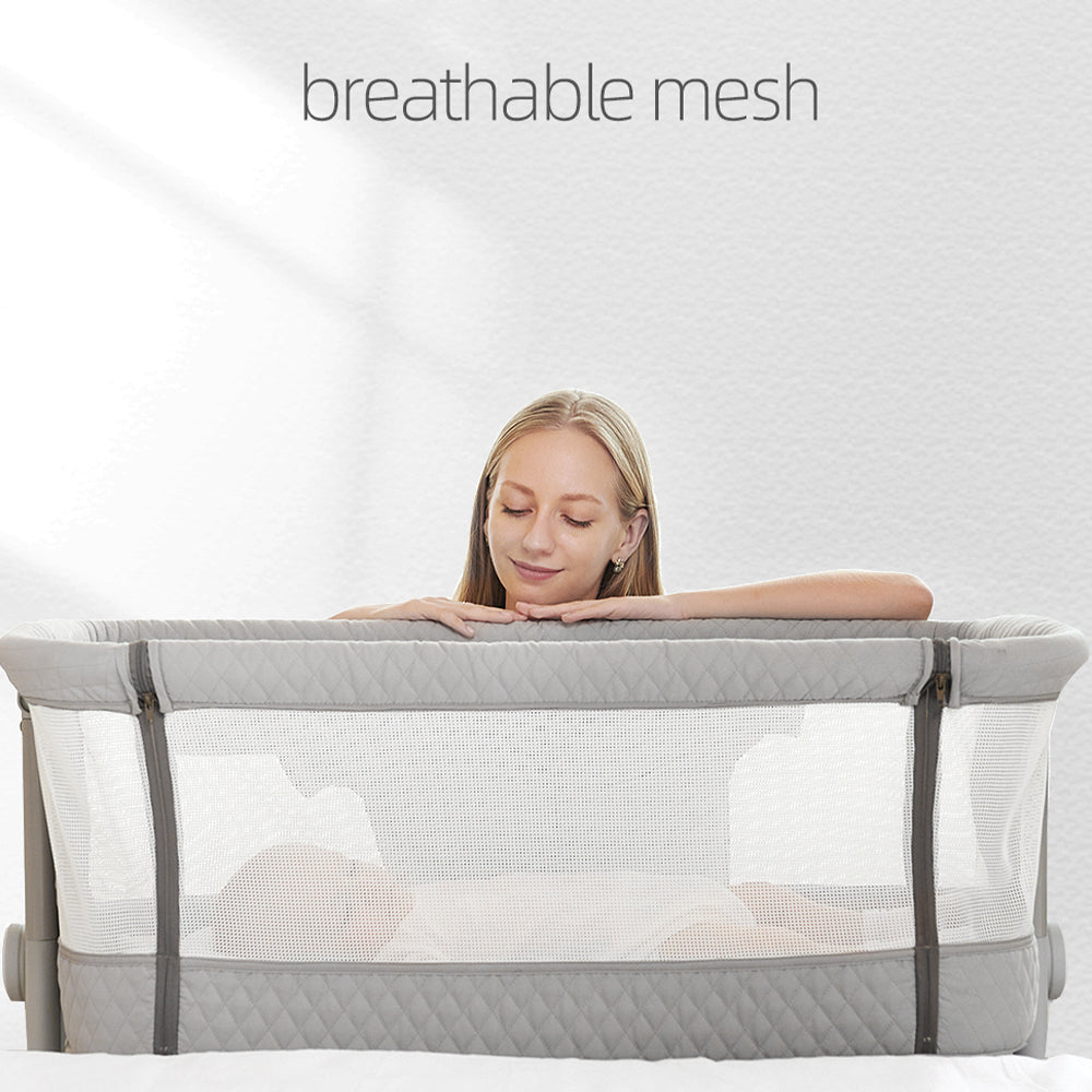 SUNVENO Bedside Cot and Crib w/t Mosquito Net