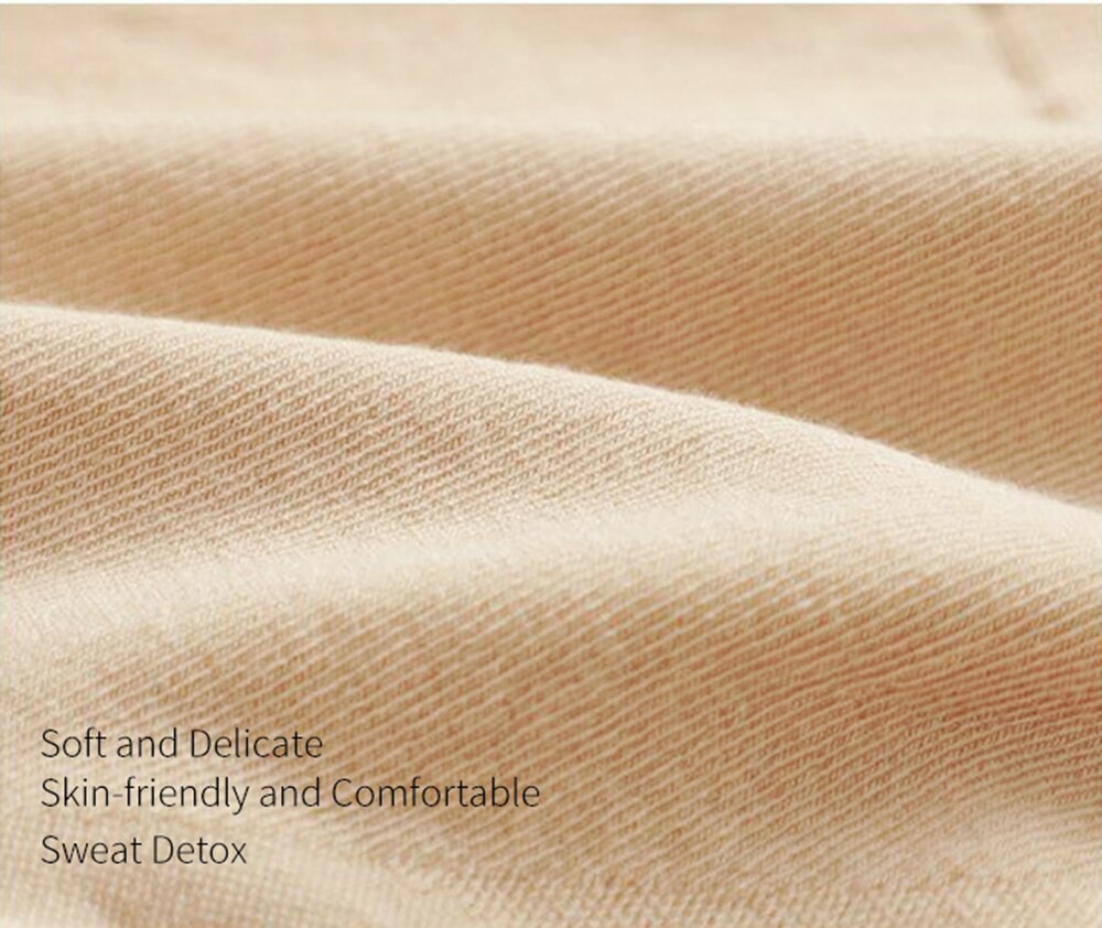 SUNVENO High Waist Maternity Belly Support Cotton Panties - Skin