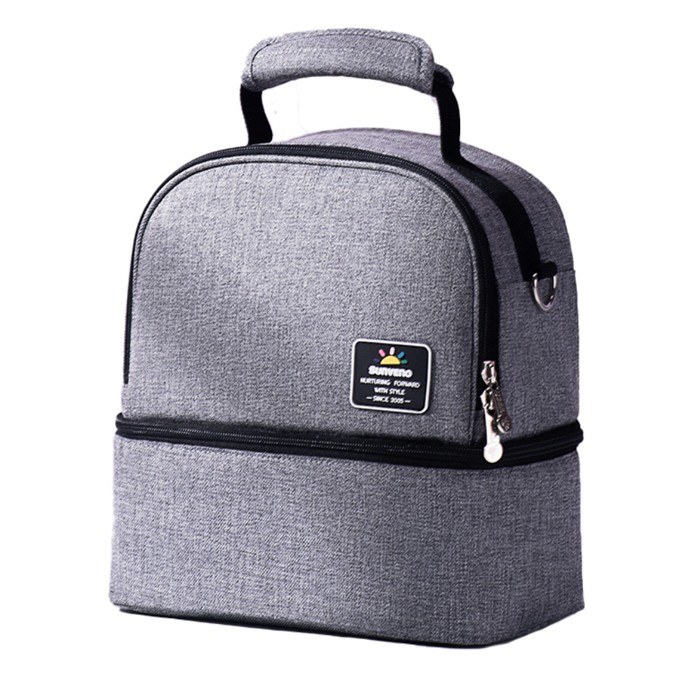 SUNVENO Insulated Office Lunch Bag - Space Grey