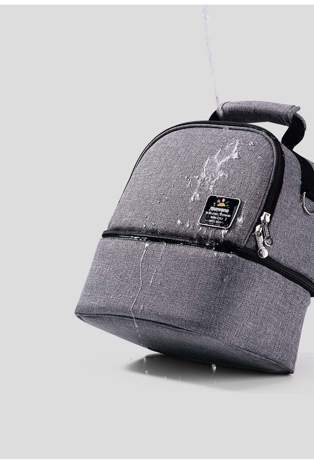 SUNVENO Insulated Office Lunch Bag - Space Grey