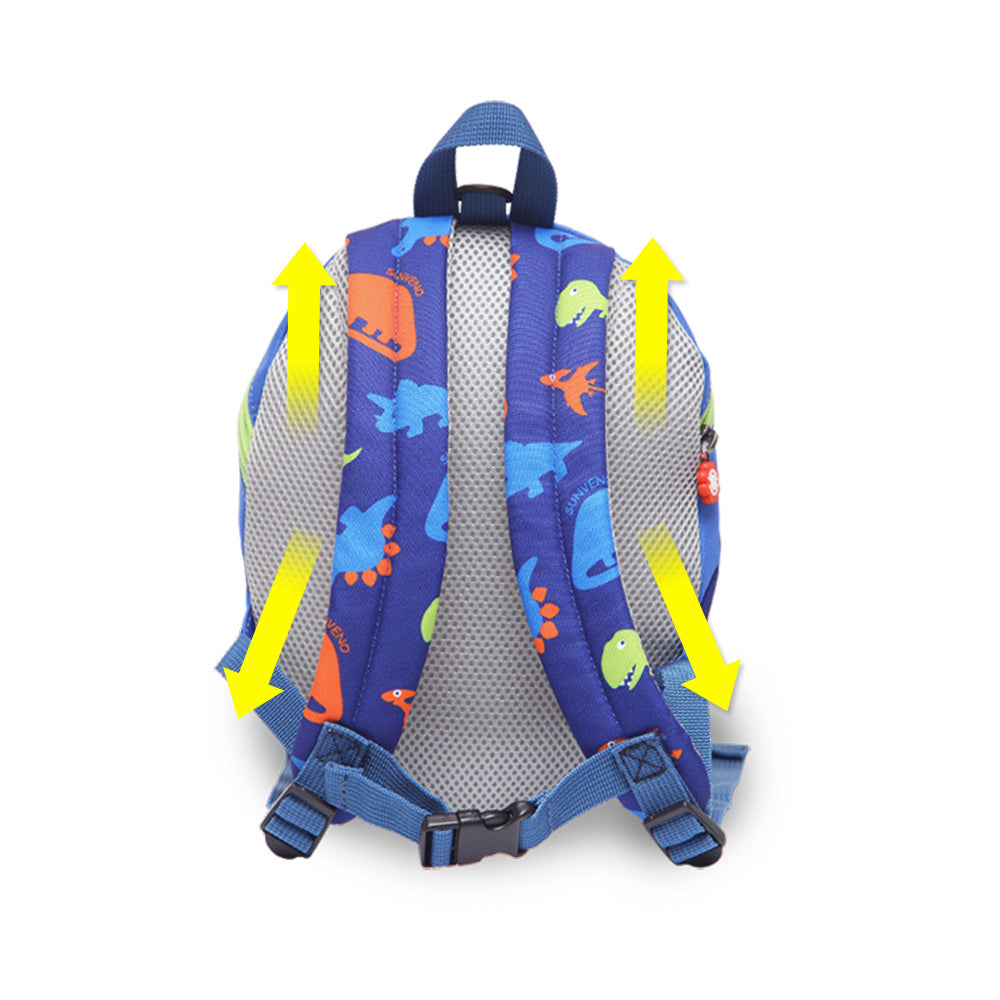 SUNVENO Kids Backpack - Dinosaur Blue